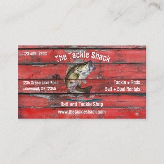 Carte De Visite Atelier d'appâts et de seringues (Devant)