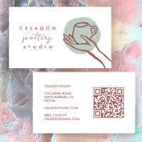 ATELIER DE CÉRAMIQUE POTERIE Code QR Élégant Dessi