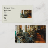 Carte De Visite Atelier de construction mécanique lourd (Devant / Derrière)