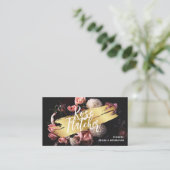 Carte De Visite Atelier de fleurs Black Gold (Debout devant)