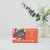 Carte De Visite Atelier de réparation de petits moteurs (Debout devant)