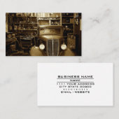 Carte De Visite Atelier de réparation de technicien en mécanique a (Devant / Derrière)