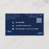 Carte De Visite Atelier de réparation informatique (Dos)