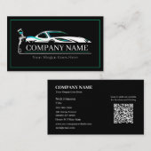 Carte De Visite Atelier professionnel de peinture de carrosserie a (Devant / Derrière)