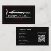 Carte De Visite Atelier professionnel de peinture de carrosserie a (Devant / Derrière)