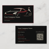 Carte De Visite Atelier professionnel de peinture de carrosserie a (Devant / Derrière)