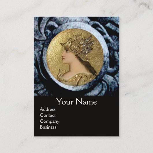 Carte De Visite ATHENA ET COMBATTRE LES GRIFFINS MONOGRAM, Ruby Ro (Devant)