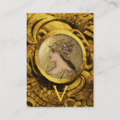 Carte De Visite ATHENA ET COMBATTRE LES GRIFFINS MONOGRAM, Ruby Ro (Dos)