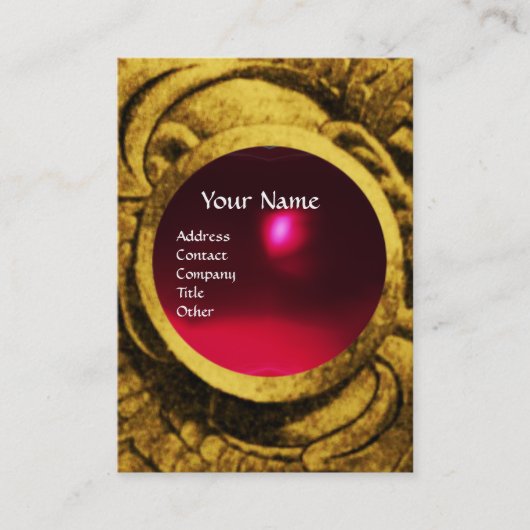 Carte De Visite ATHENA ET COMBATTRE LES GRIFFINS MONOGRAM, Ruby Ro (Devant)