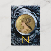 Carte De Visite ATHENA ET COMBATTRE LES GRIFFINS MONOGRAM, Ruby Ro (Dos)