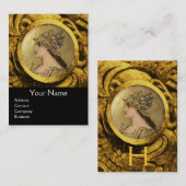 Carte De Visite ATHENA ET COMBATTRE LES GRIFFINS MONOGRAM, Ruby Ro (Devant / Derrière)