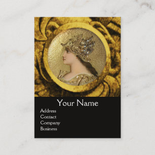 Carte De Visite ATHENA ET COMBATTRE LES GRIFFINS MONOGRAM, Ruby Ro