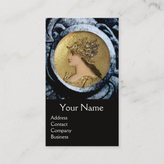 Carte De Visite ATHENA ET COMBATTRE LES GRIFFINS MONOGRAM, Ruby Ro (Devant)