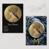Carte De Visite ATHENA ET COMBATTRE LES GRIFFINS MONOGRAM, Ruby Ro (Devant / Derrière)