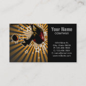 Carte De Visite Athlète de basket (Devant)