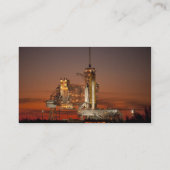 Carte De Visite Atlantis Space Shuttle lancement NASA (Dos)