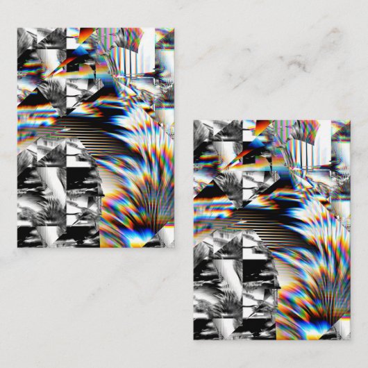 Carte De Visite Attaque arc-en-ciel (Devant / Derrière)