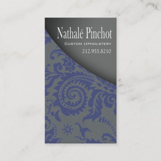 Carte De Visite Attaque surprise de damassé - tapissier, (Devant)