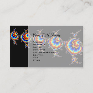 Carte De Visite Attaque Ufo - Art Fractal