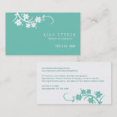 Carte De Visite Atteinte de la tige fleurissante (Devant / Derrière)