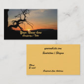 Carte De Visite Atteinte pour le Sun (Devant / Derrière)