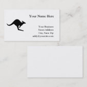 Carte De Visite Attention Kangaroo (Devant / Derrière)