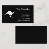 Carte De Visite Attention Kangaroo (Devant / Derrière)