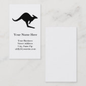 Carte De Visite Attention Kangaroo (Devant / Derrière)