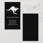 Carte De Visite Attention Kangaroo (Devant / Derrière)