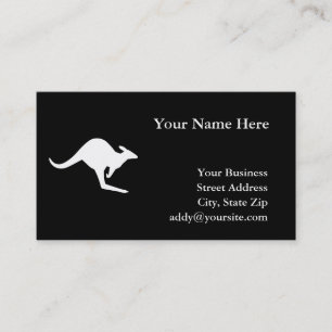 Carte De Visite Attention Kangourou