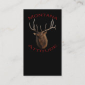 Carte De Visite Attitude du Montana (Dos)