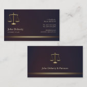 CARTE DE VISITE ATTORNEY | (Devant / Derrière)