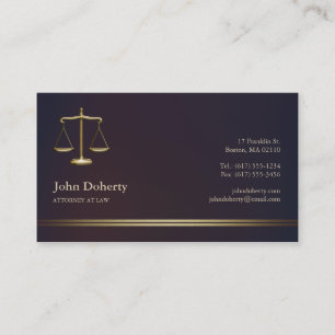 CARTE DE VISITE ATTORNEY  