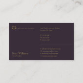 CARTE DE VISITE ATTORNEY | (Dos)