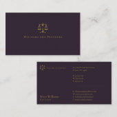 CARTE DE VISITE ATTORNEY | (Devant / Derrière)