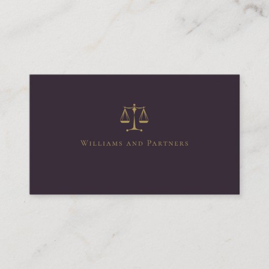 CARTE DE VISITE ATTORNEY | (Devant)