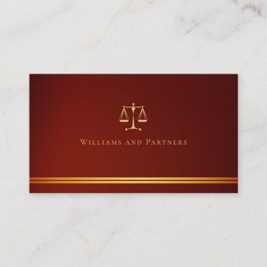 CARTE DE VISITE ATTORNEY | (Devant)