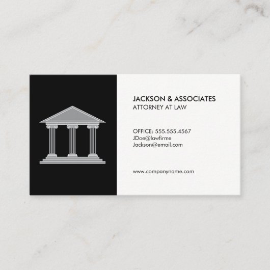 Carte De Visite Attorney at Law Classic (Devant)