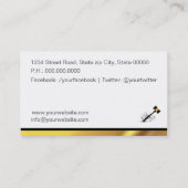 Carte De Visite Attorney at Law/Lawyer (Dos)