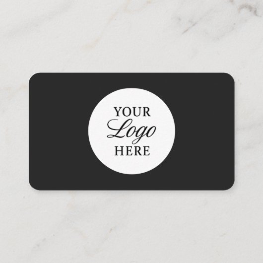Carte De Visite Attorney Black Logo QR Code Professional (Dos)