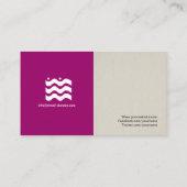 Carte De Visite Attorney - Simple élégant (Dos)