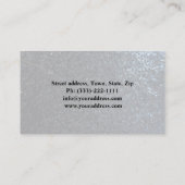 Carte De Visite Attorneys At Law Bold Lawyer Initials Layout (Dos)