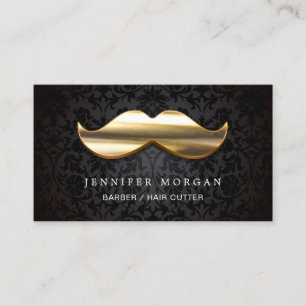 Carte De Visite Attrape les yeux en 3D Bgén Moustache Barber Hair