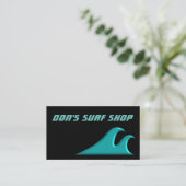 Carte De Visite Attraper un Surf Cool Wave (Debout devant)