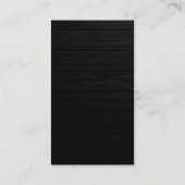 Carte de visite attrayant à effet de bois vertical (Dos)