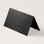 Carte De Visite Attrayant Black Grey Chalkboard Personal Trainer (Dos)