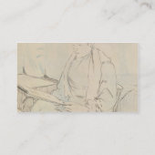 Carte De Visite Au café (crayon et encre sur le papier) (Dos)