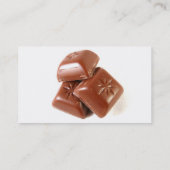 Carte de visite au chocolat (Dos)