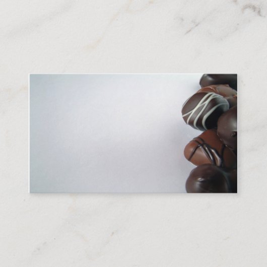 Carte de visite au chocolat (Devant)