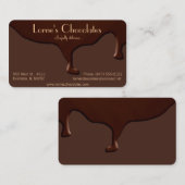 carte de visite au chocolat (Devant / Derrière)